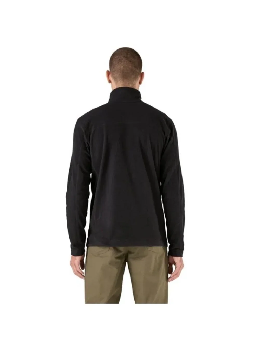 Patagonia Black Pullover Jacket Size Large Quarter-Zip Fleece Accenture Logo